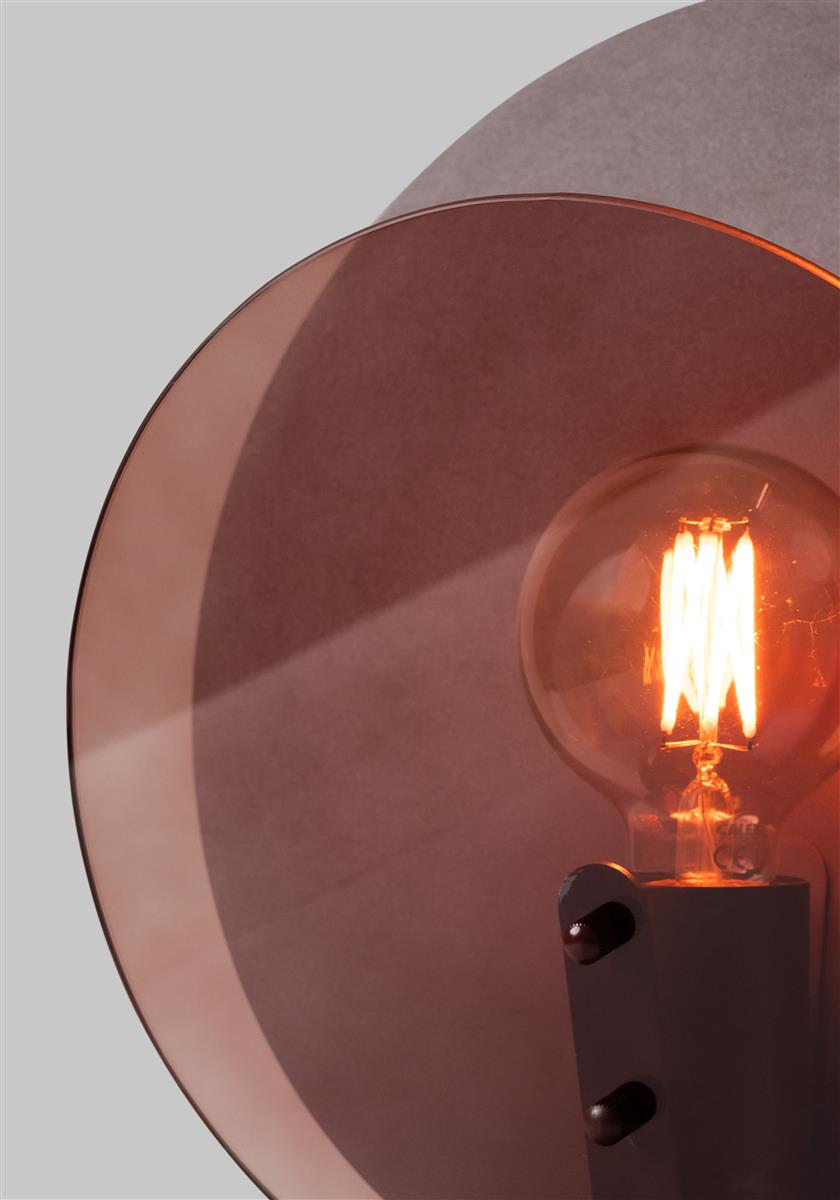 It's about RoMi Tischlampe TOLEDO braun | 22x30x32,5cm