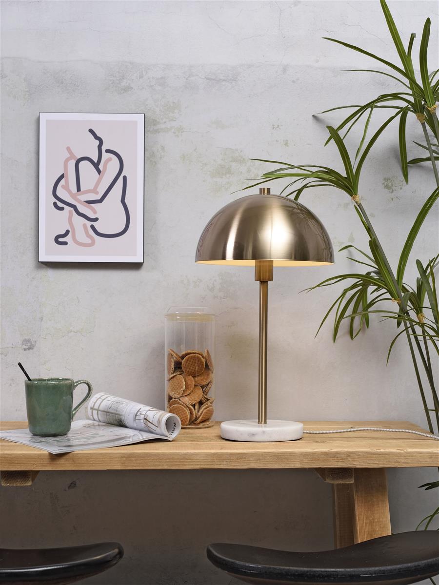 It's about RoMi Tischlampe TOULOUSE gold | 25x25x45cm