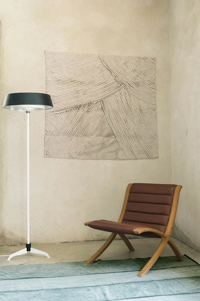 Lorena Canals Stonewashed Wandtapete Grey | 120x130cm