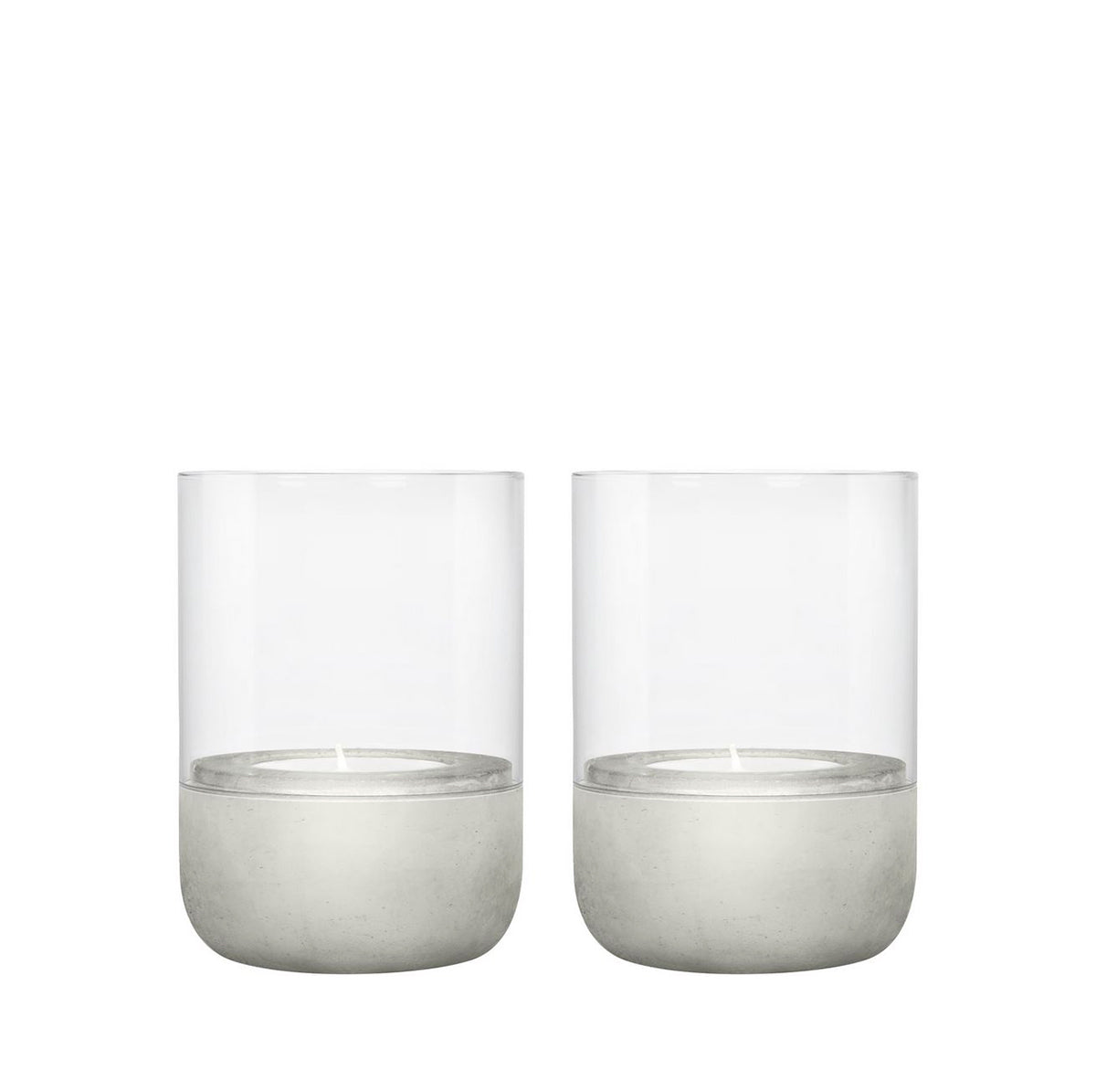 Blomus Windlicht CALMA XS 2er Set Beton | Ø 7x9cm