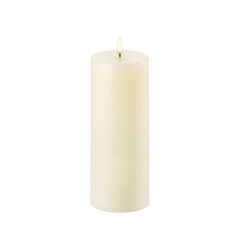 Uyuni Lighting LED Stumpenkerze IVORY creme | Ø8x20cm - Sir Henrys