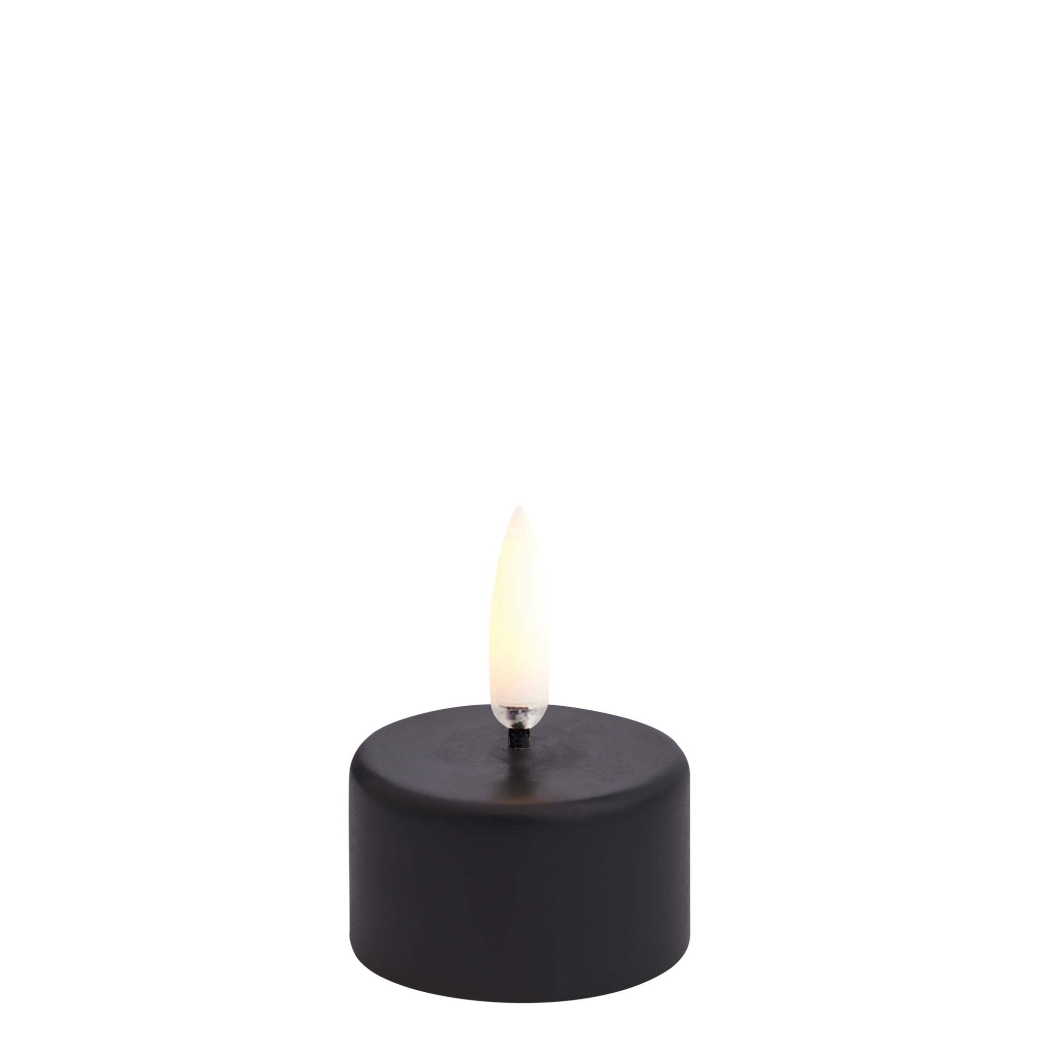 Uyuni Lighting LED Teelicht 400 BLACK schwarz | Ø4x2,5cm - Sir Henrys