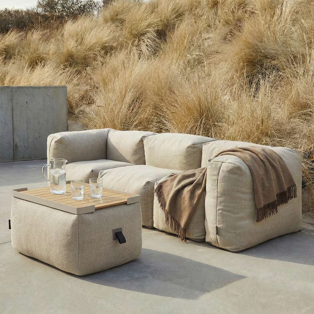 SACKit Soft Sofa Outdoor POUF | 80x70x40cm