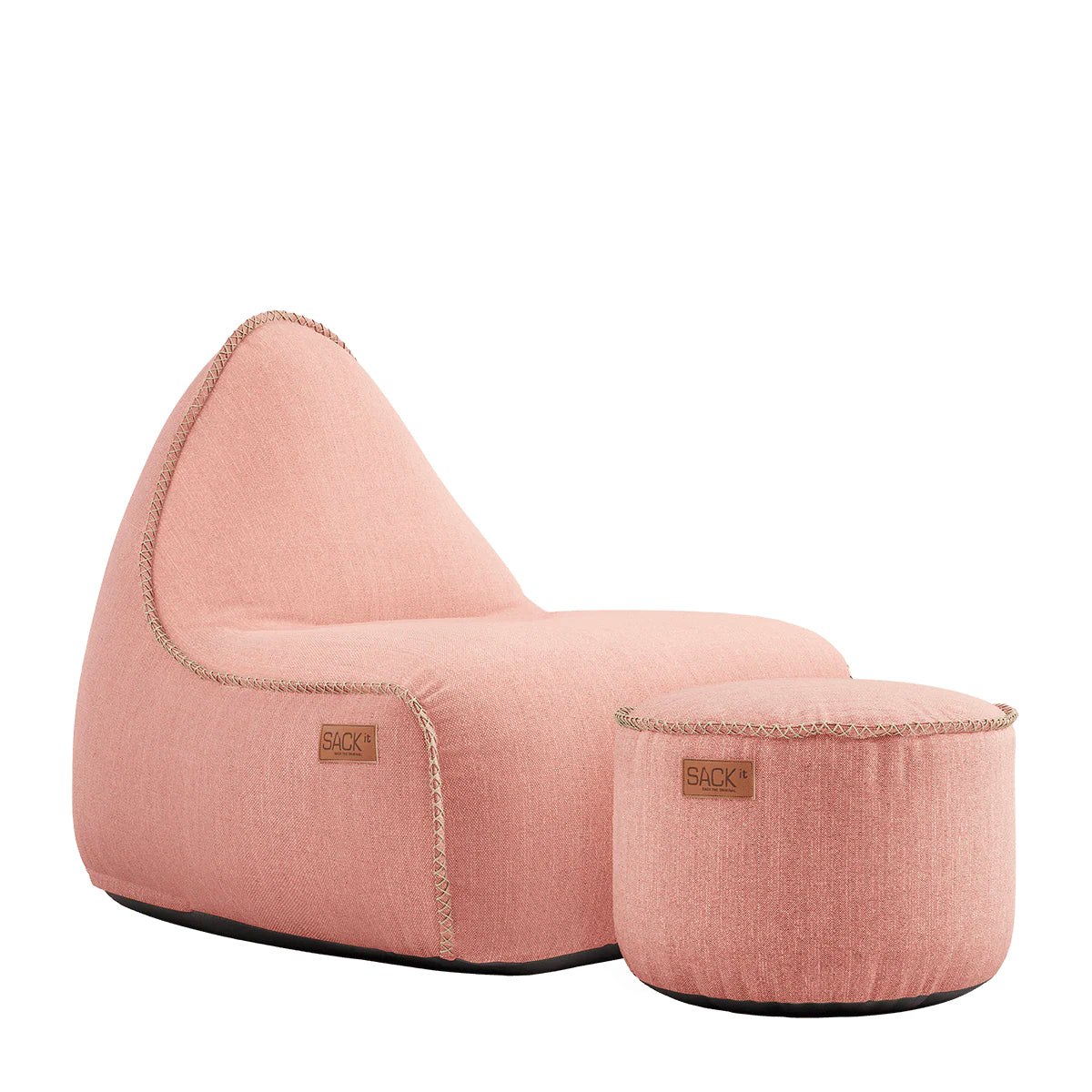 SACKit Lounge Stuhl mit Pouf COBANA | 96x80x70cm