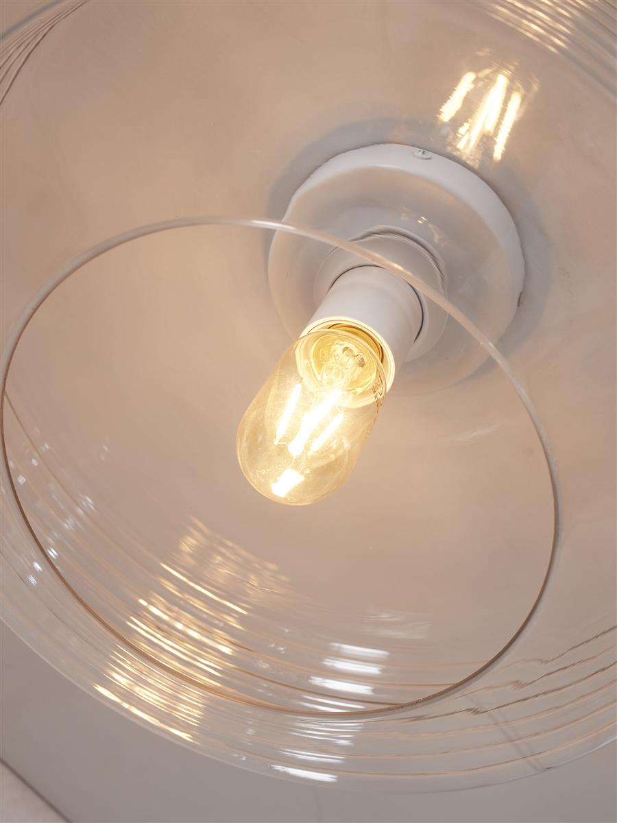 It's about RoMi Deckenlampe VERONA transparent | 35x35x20cm