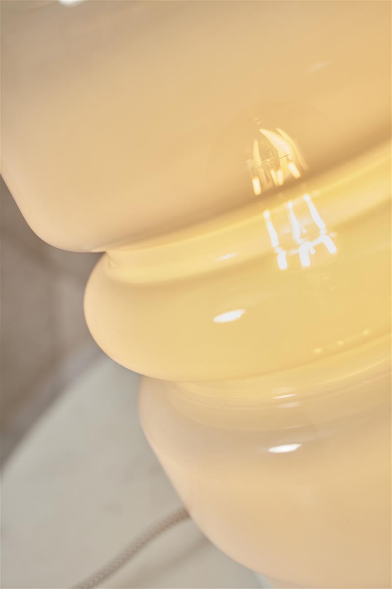 It's about RoMi Tischlampe VERONA weiß | 15x15x23cm