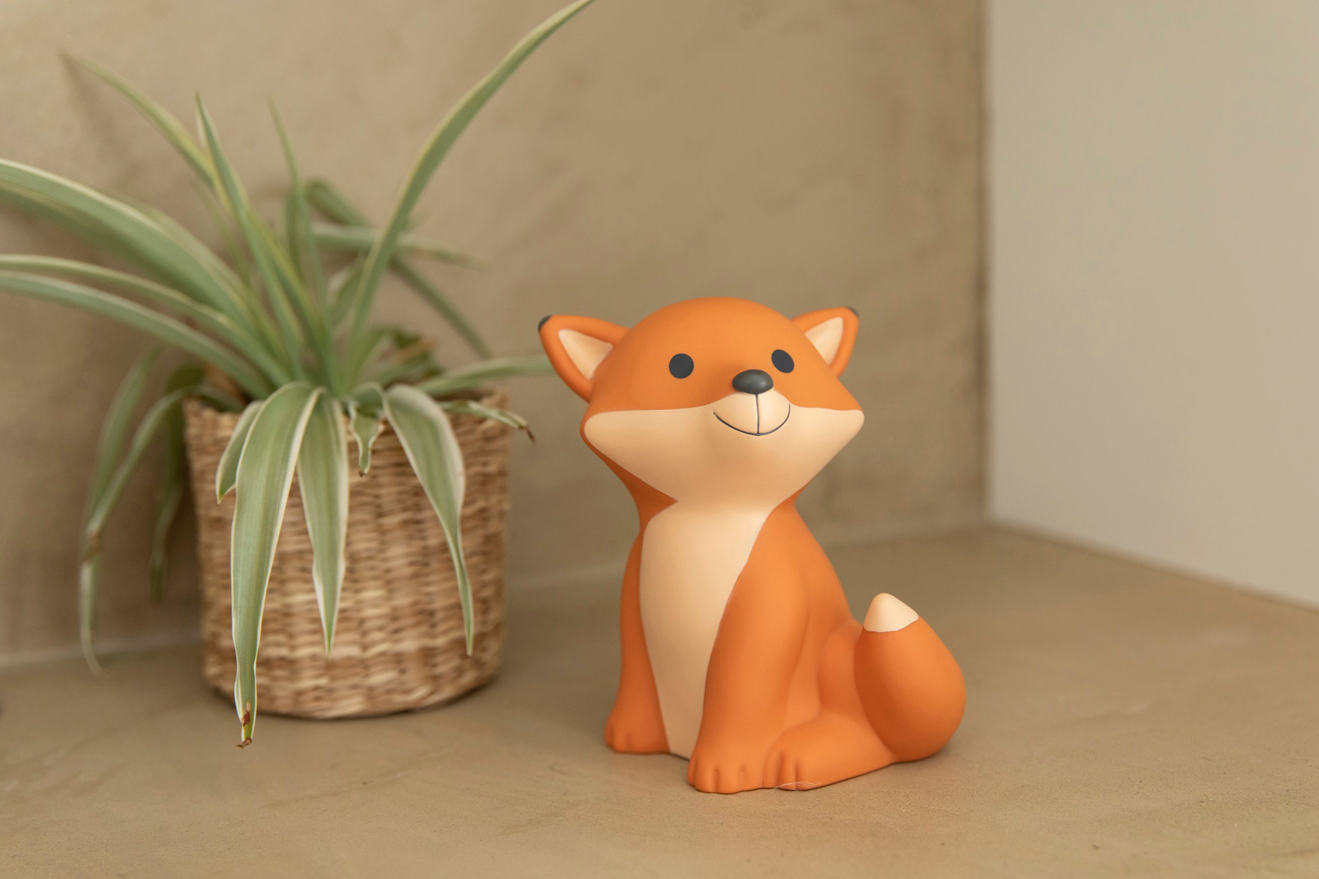 AP Junior Spardose FOX CESAR LARGE orange | 10,5x14cm