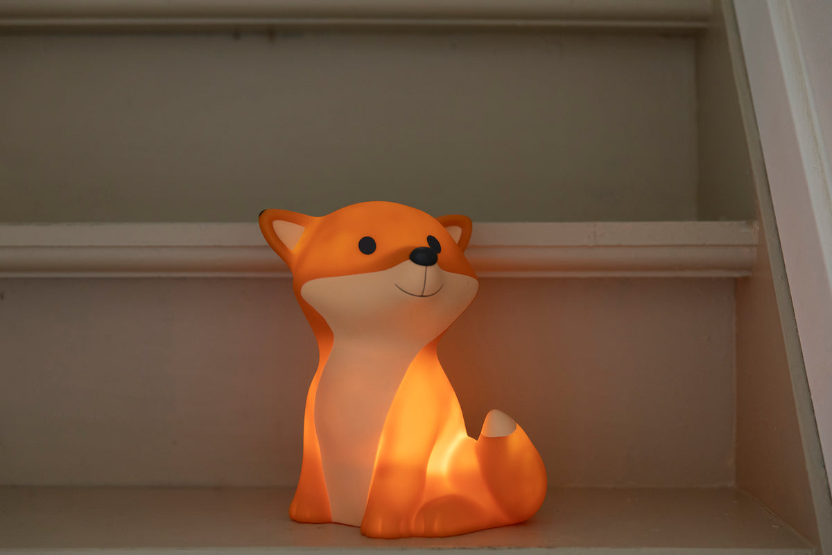AP Junior Nachtlicht FOX CESAR orange | 18x15x20cm