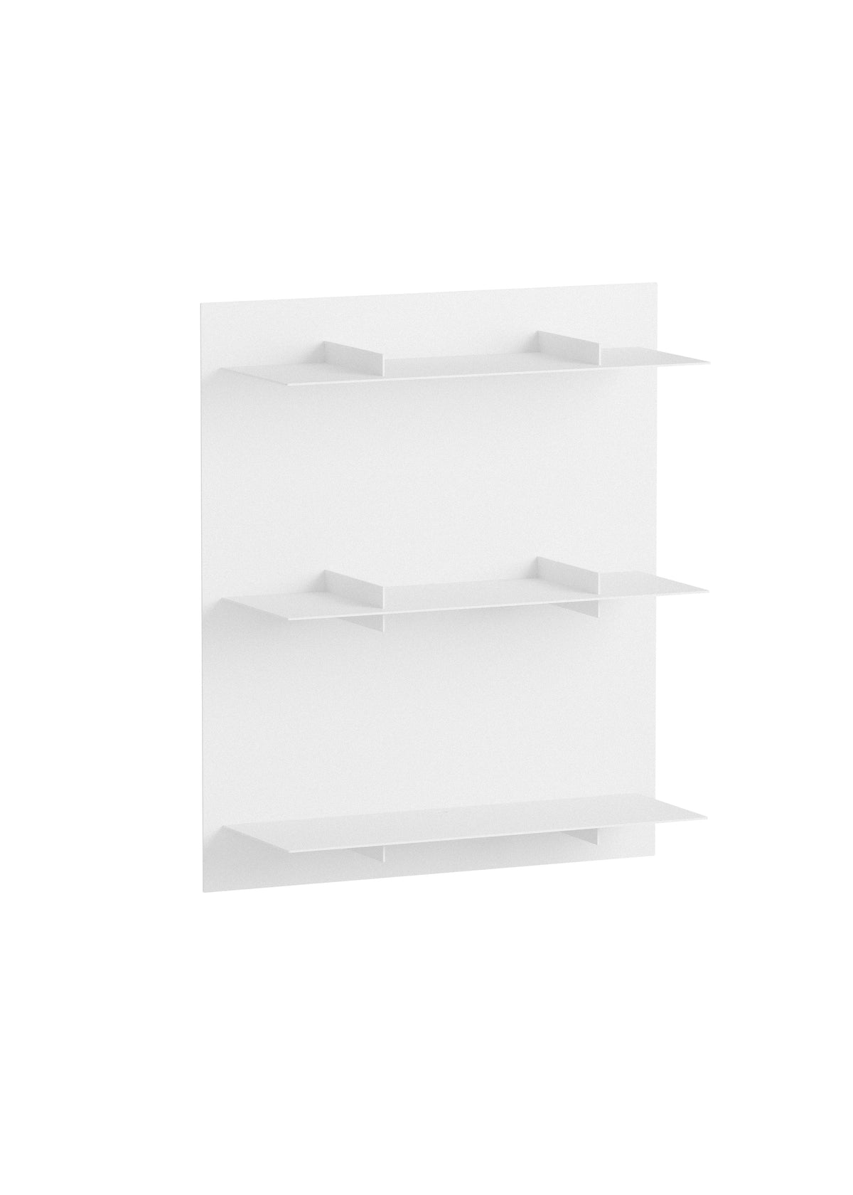 Metallbude Wandregal CHESS - Weiß | 47x55x16,2cm