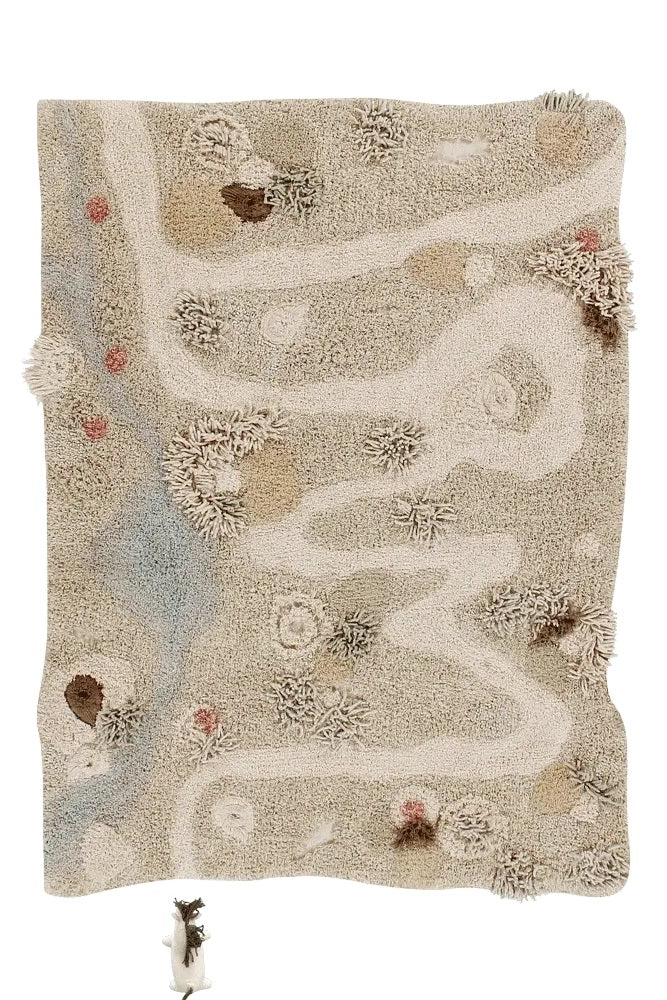 Lorena Canals waschbarer Teppich PATH OF NATURE | 160x120cm