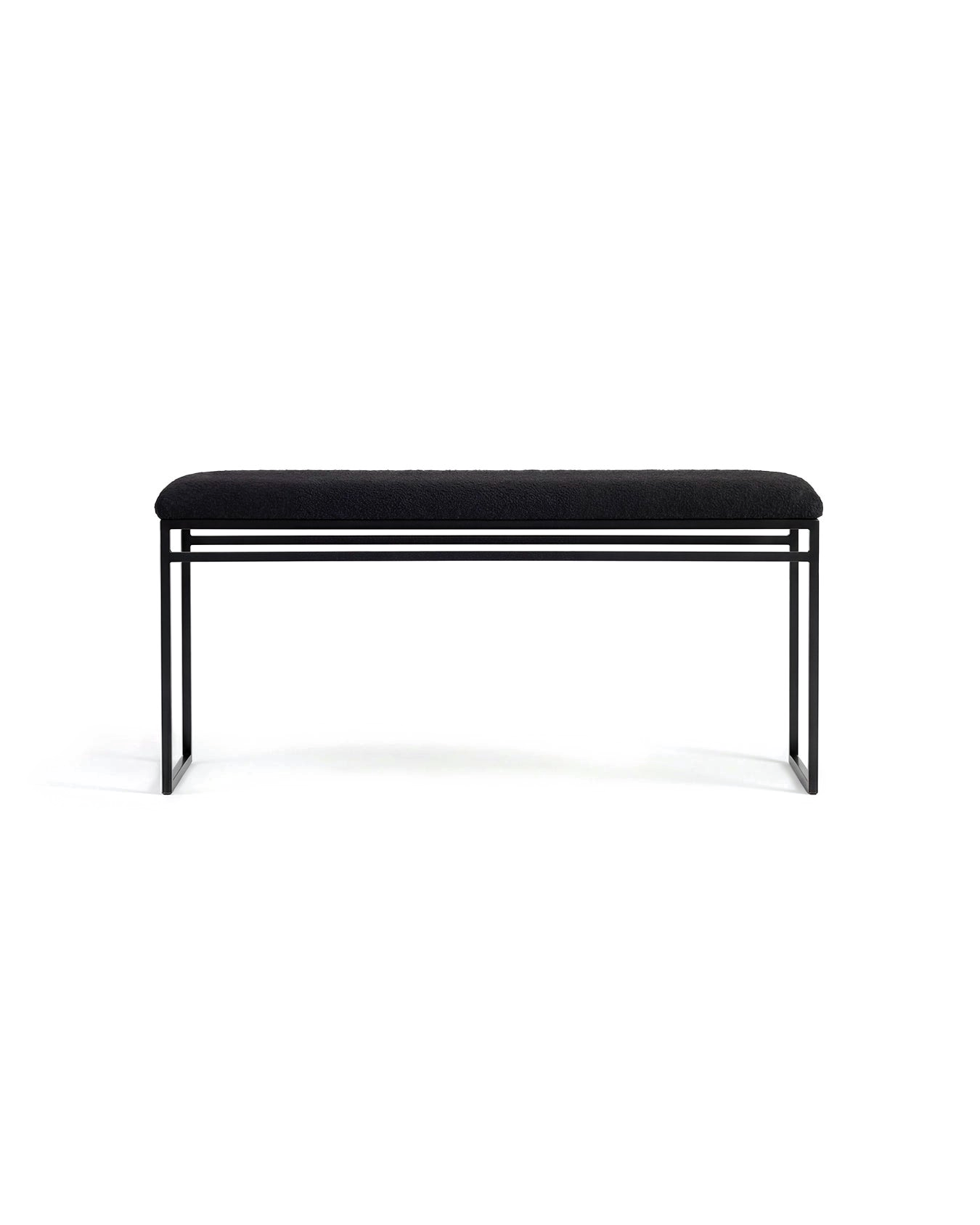 by Crea® Sitzbank WILMA Schwarzes Bouclé