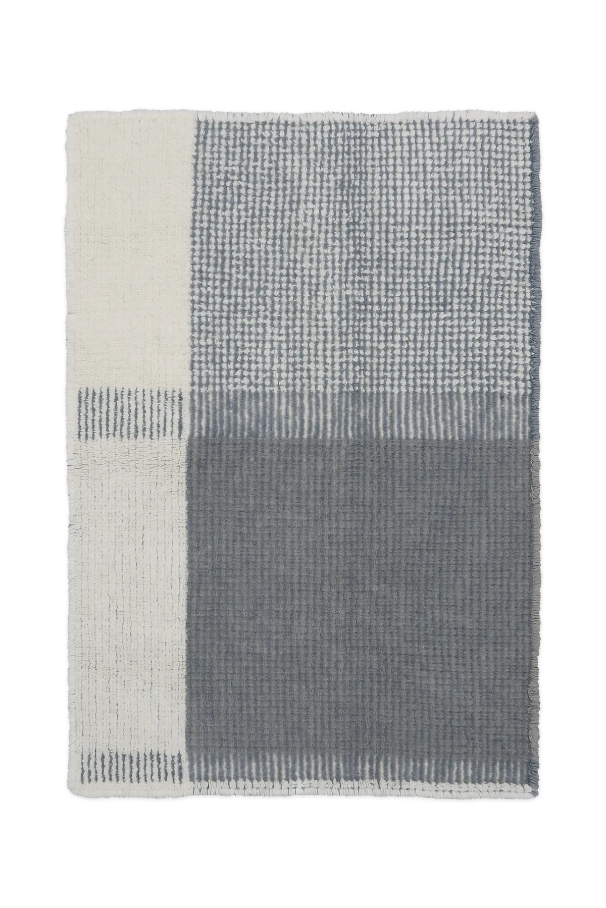 Lorena Canals Wollteppich Kaia Smoke Blue | 170x120cm