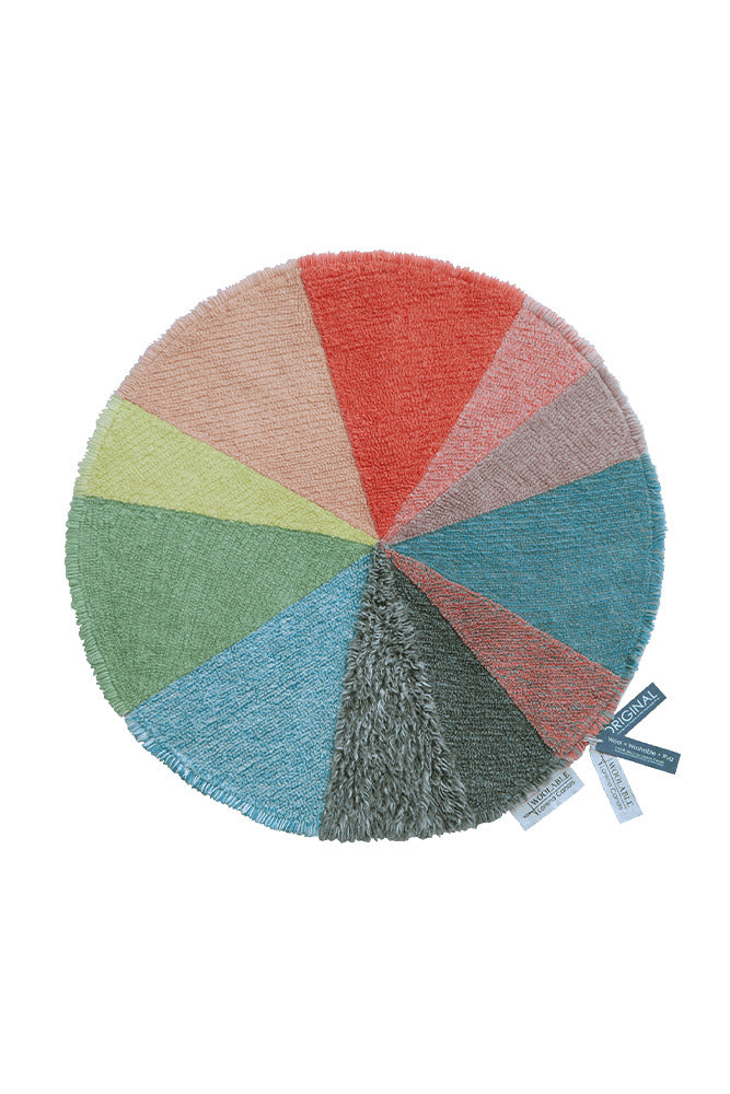 Lorena Canals Wollteppich TORTENDIAGRAMM | 120x120cm