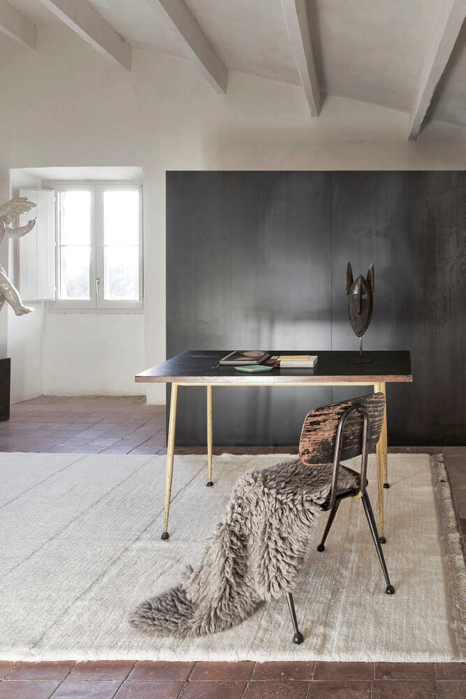 Lorena Canals Wollteppich Steppe - Sheep White | 170x120cm