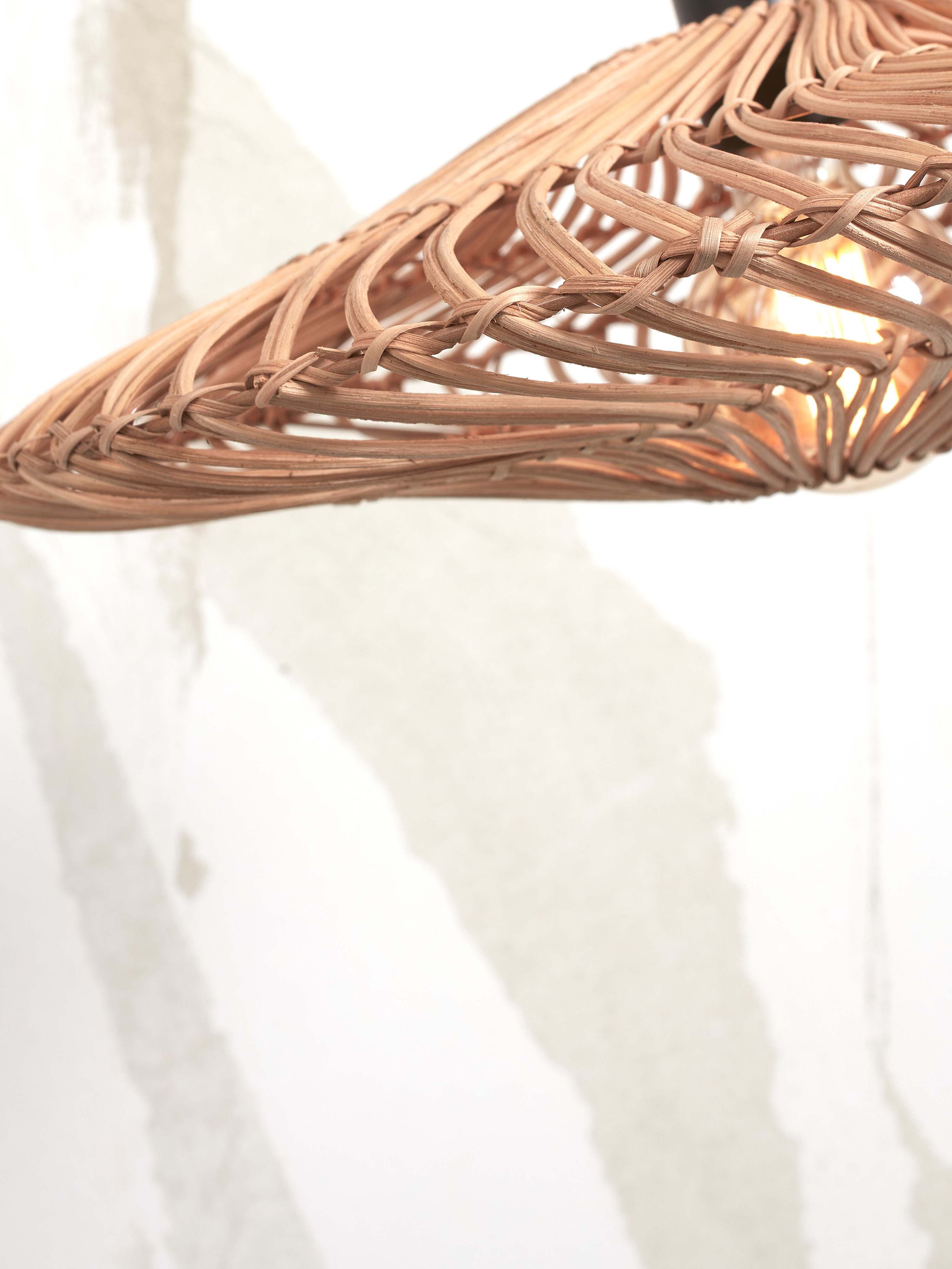 Good&Mojo Deckenlampe ZANZIBAR braun | 40x40x12cm