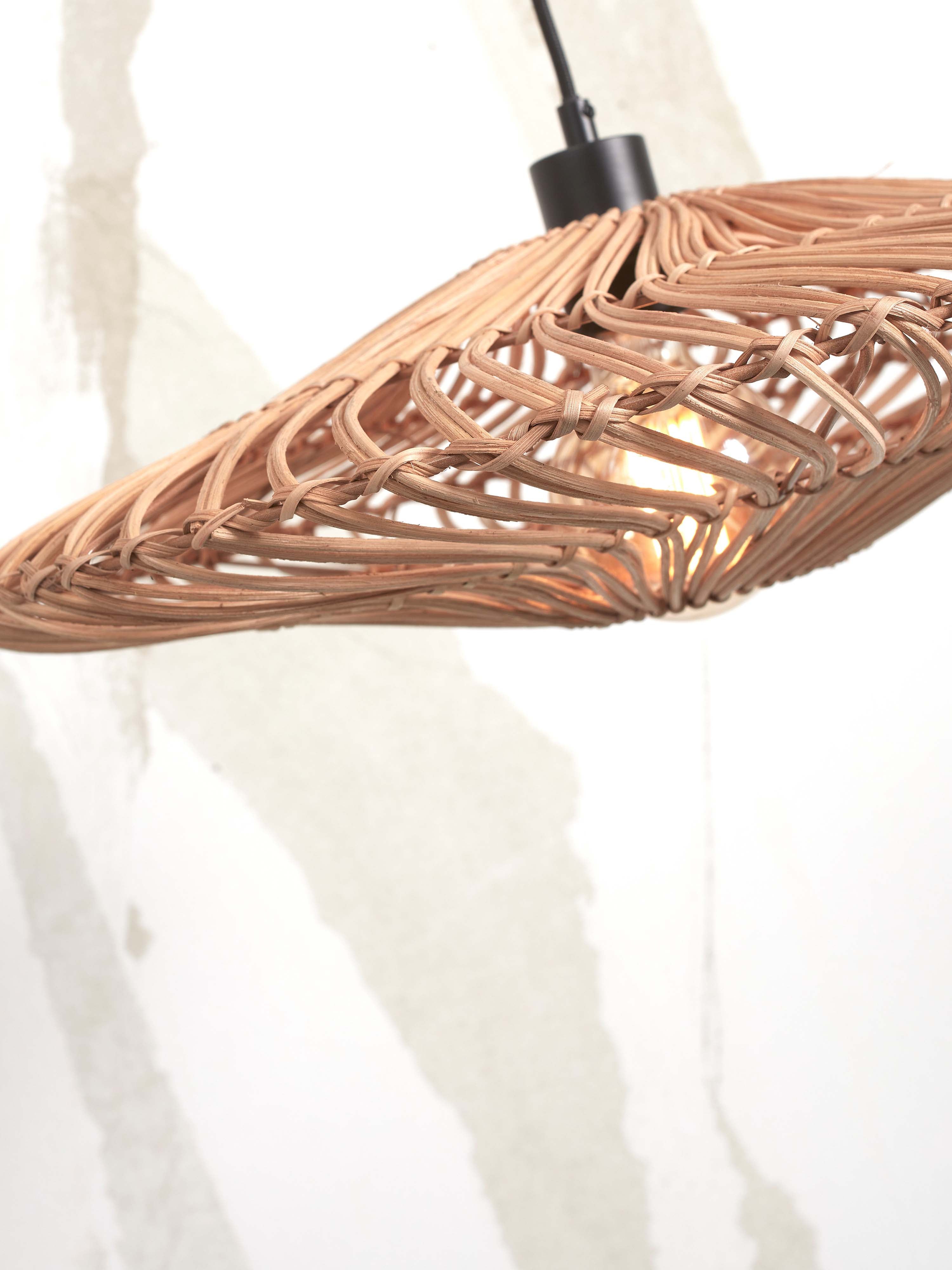 Good&Mojo Stehlampe ZANZIBAR braun | 63x40x150cm