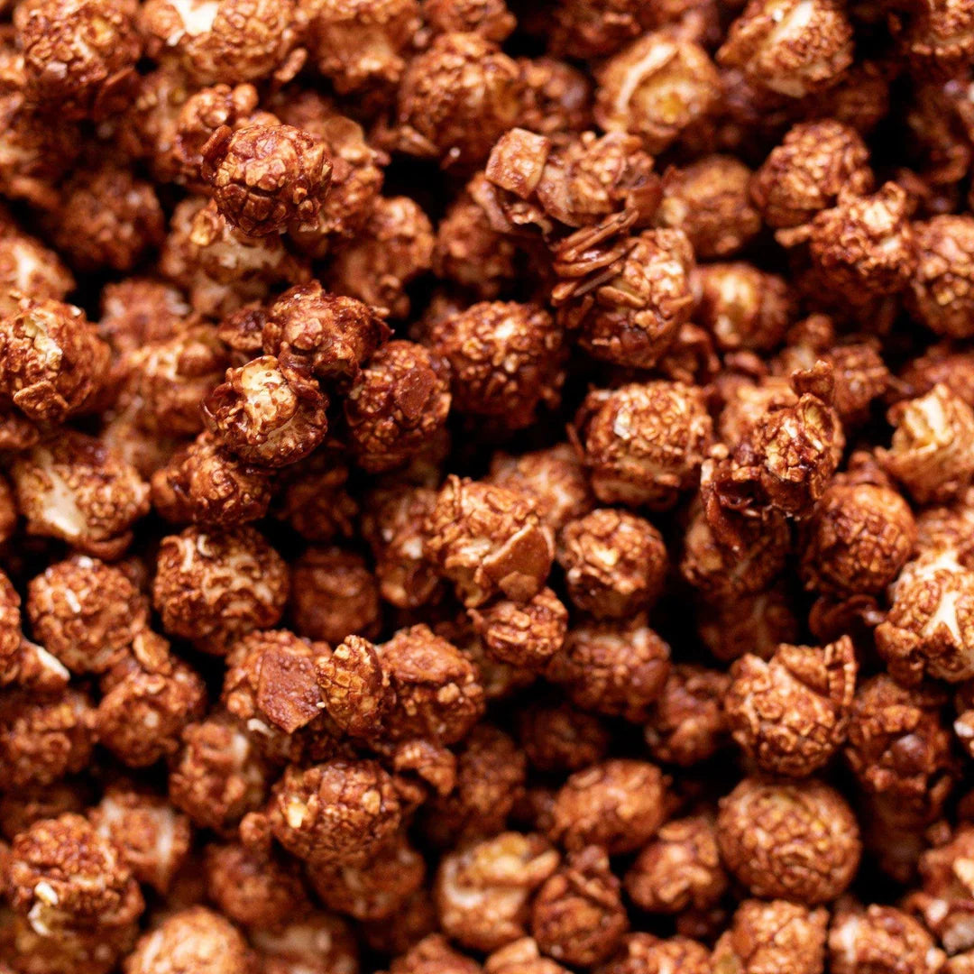Knalle Popkorn Dunkle Schokolade Mandel 100g vegan