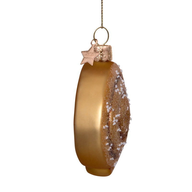 Vondels Christbaumschmuck CINNAMON ROLL braun | H 8cm