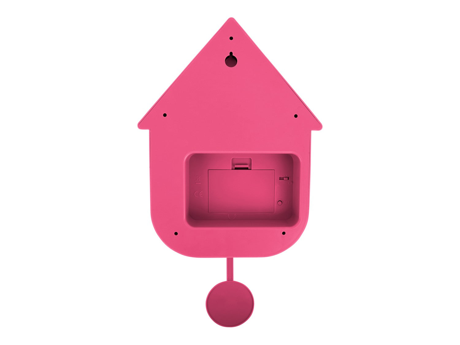 Karlsson Kuckucksuhr MODERN CUCKOO bright pink | 8,5x21,5x41 cm