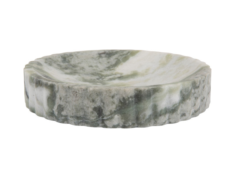 Present Time Schale FRUIT Marmor himalayan green | Ø 30x5 cm
