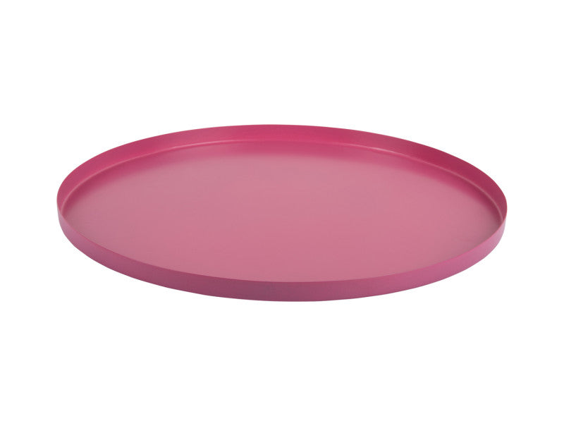 Present Time Tablett SERVIR M bright pink | Ø 35x1,5 cm