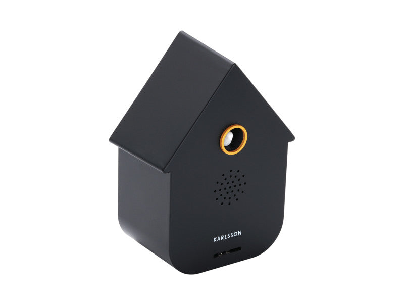 Karlsson Sound BOX MODERN CUCKOO schwarz | 7,5x11,5x5cm