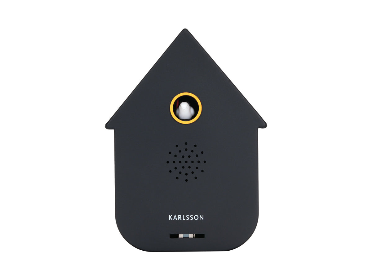 Karlsson Sound BOX MODERN CUCKOO schwarz | 7,5x11,5x5cm