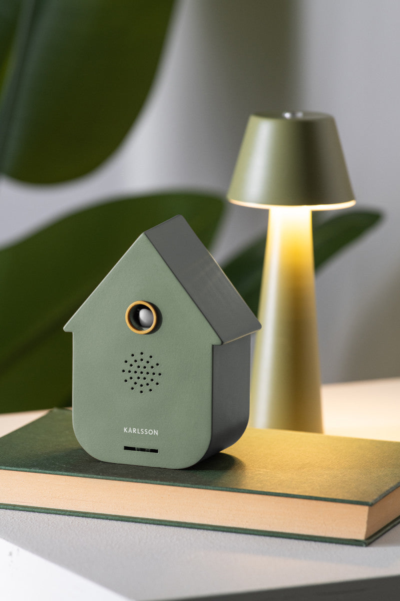 Karlsson Sound BOX MODERN CUCKOO grün | 7,5x11,5x5cm