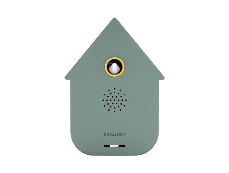 Karlsson Sound BOX MODERN CUCKOO grün | 7,5x11,5x5cm