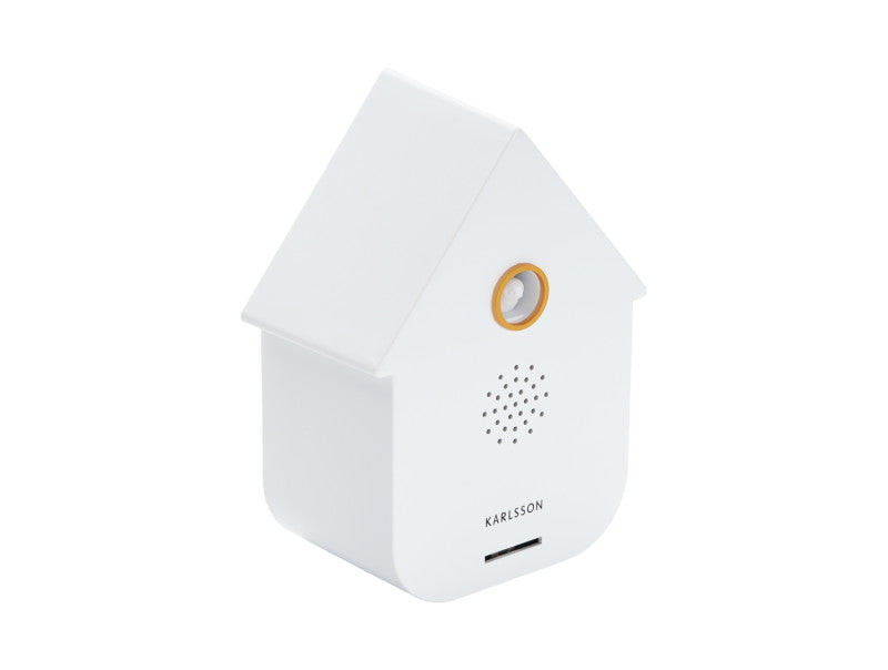 Karlsson Sound BOX MODERN CUCKOO weiß | 7,5x11,5x5cm