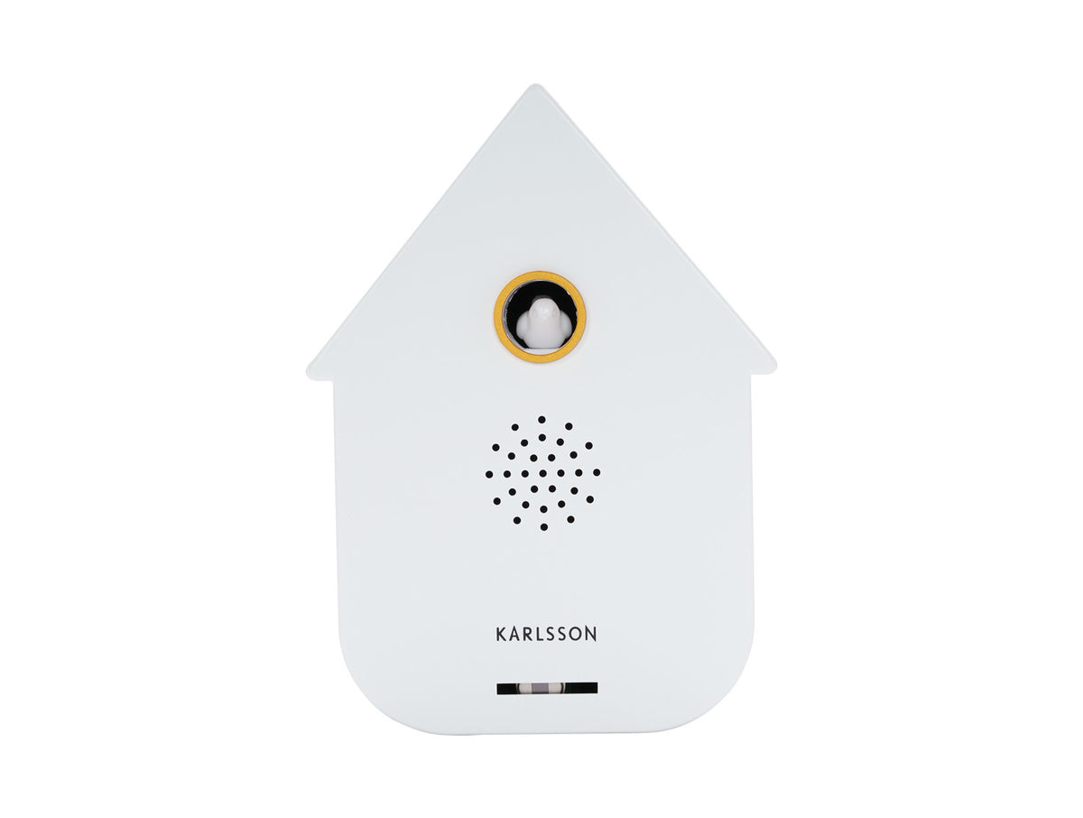 Karlsson Sound BOX MODERN CUCKOO weiß | 7,5x11,5x5cm