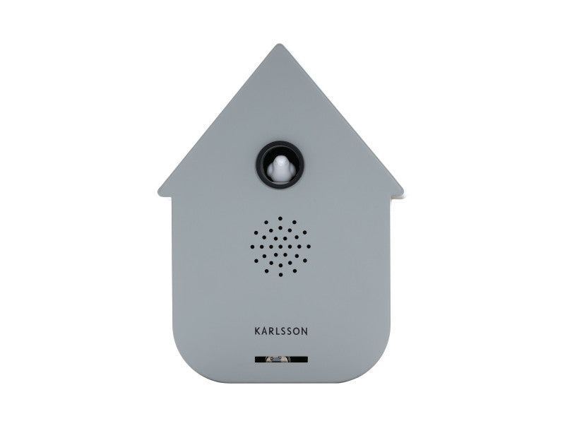 Karlsson Sound BOX MODERN CUCKOO grau | 7,5x11,5x5cm