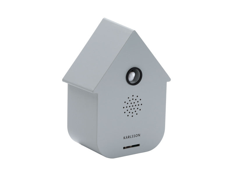 Karlsson Sound BOX MODERN CUCKOO grau | 7,5x11,5x5cm
