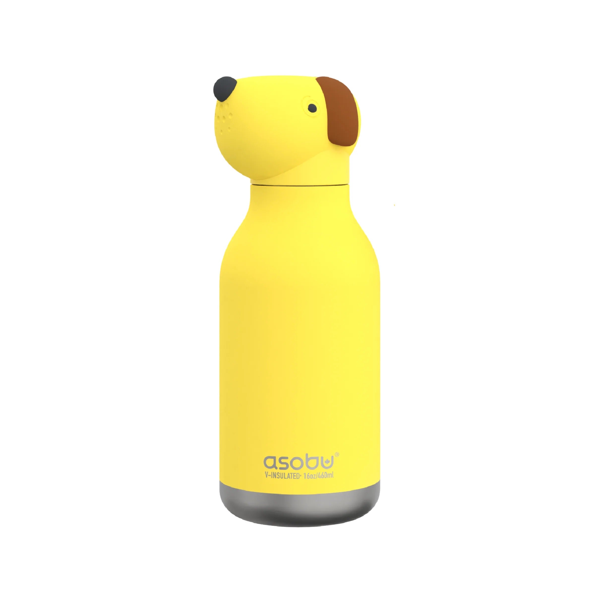 Asobu® Kindertrinkflasche BESTIE mit Strohhalm 460ml - HUND