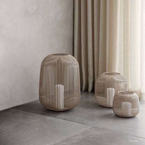 Blomus Laterne LITO M dove hellgrau | Ø 28x27 cm