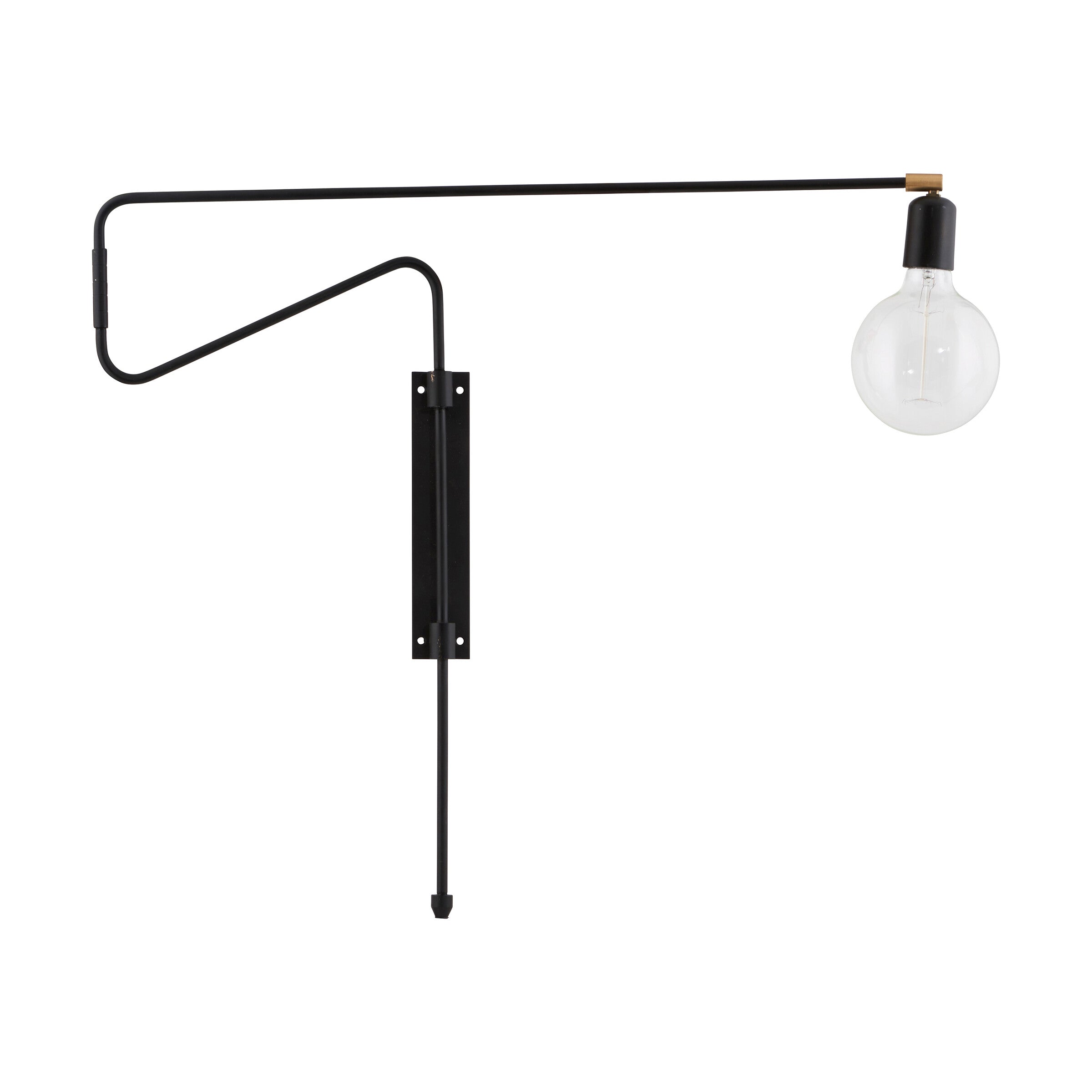 House Doctor Wandleuchte SWING V1 schwarz