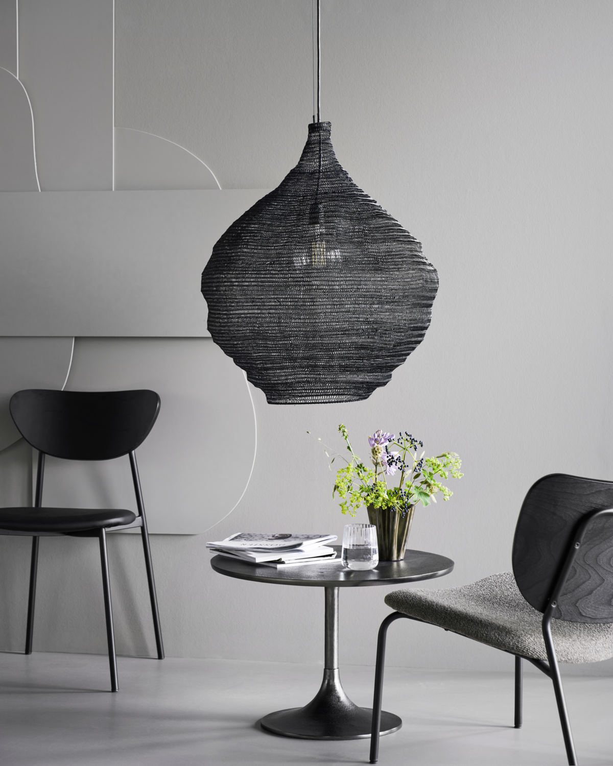 House Doctor Lampe MESH schwarz
