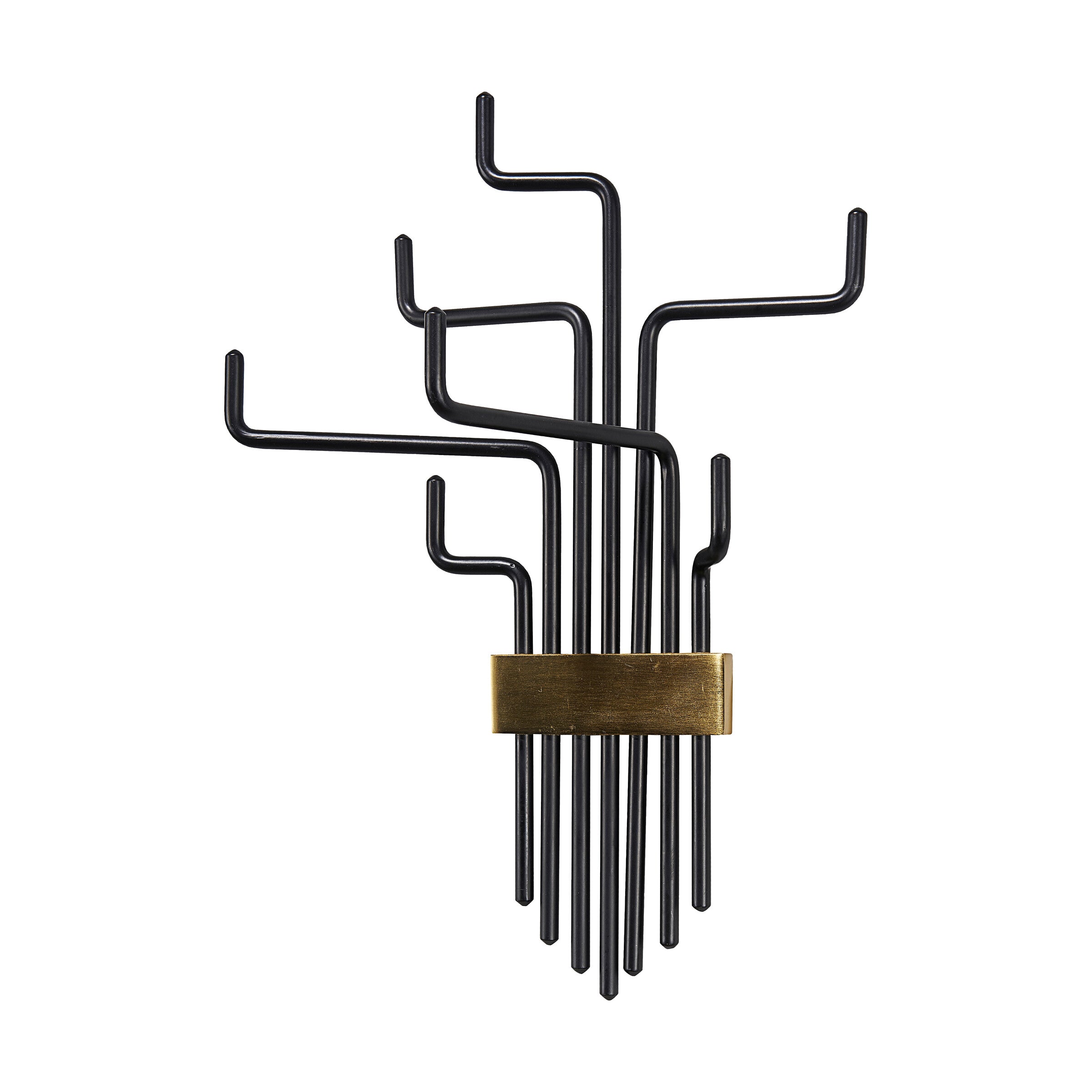 House Doctor Haken PIPES schwarz