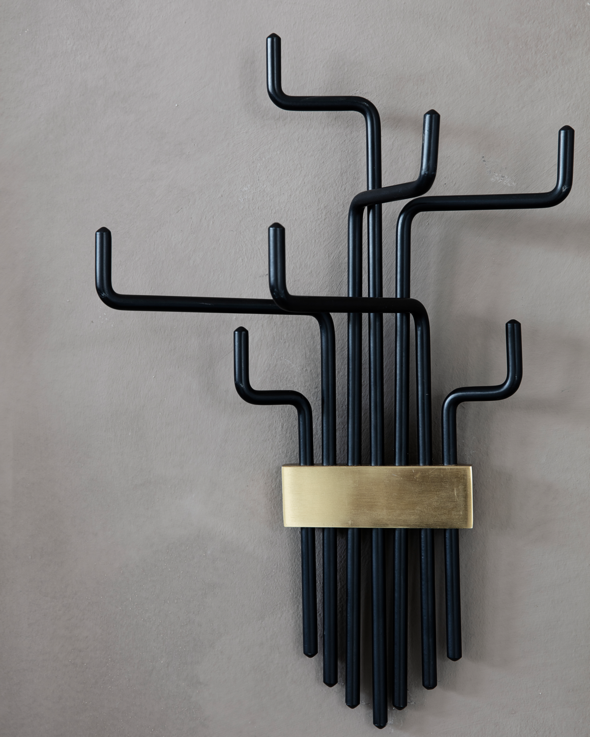 House Doctor Haken PIPES schwarz