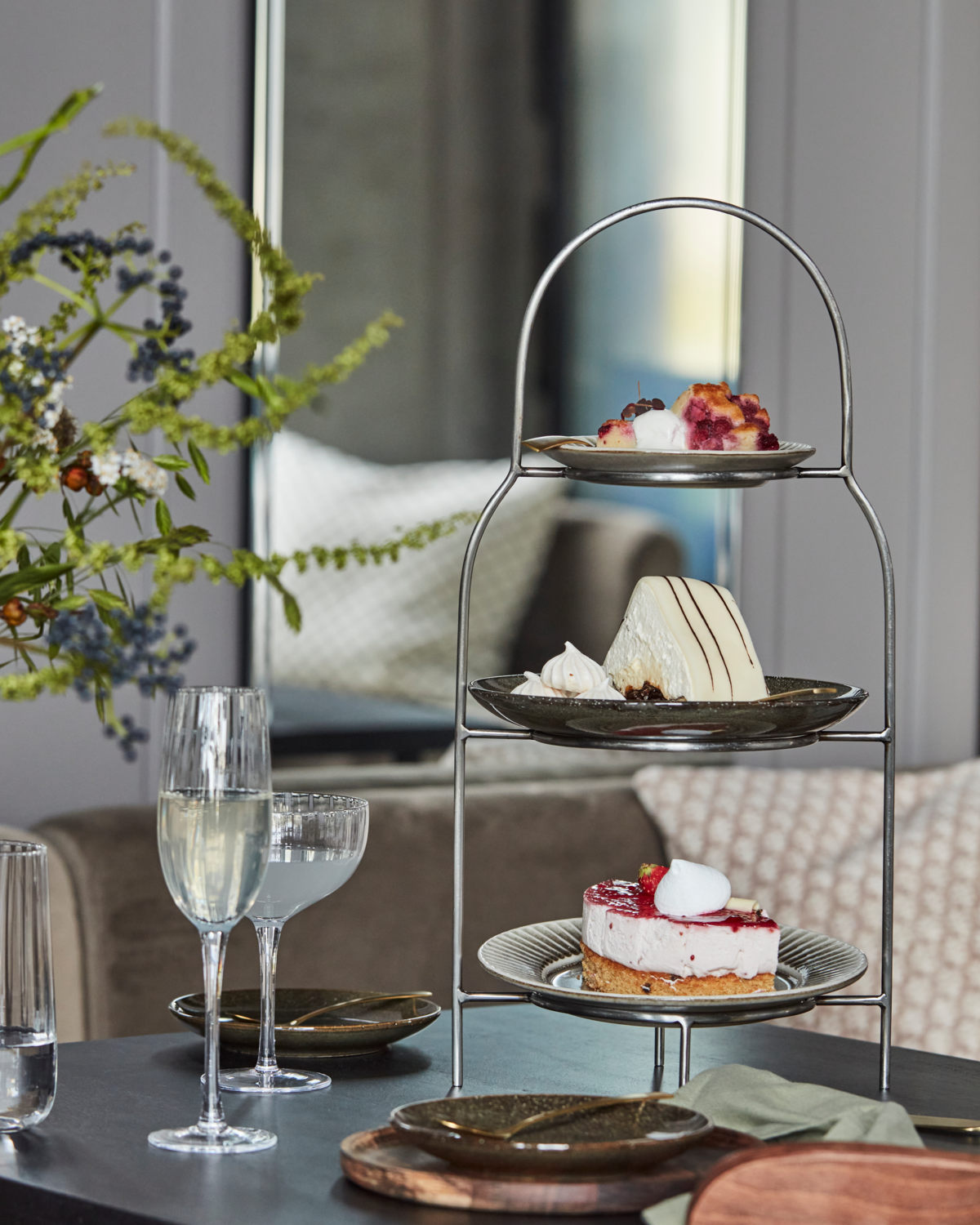 House Doctor Tellerständer SANA silberfinish