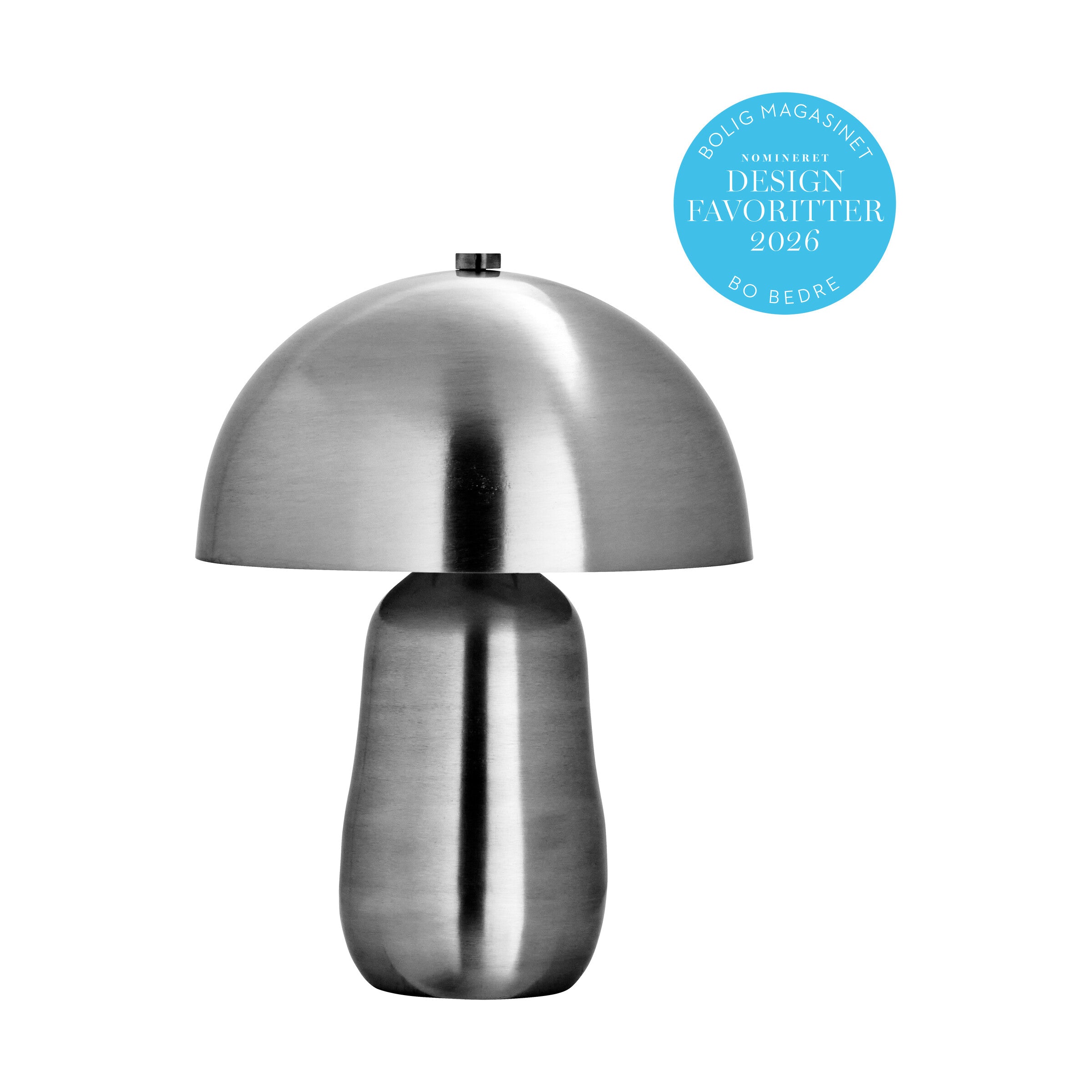 House Doctor Tischlampe ROOMIE gebürstetes silber | 9x9x33cm