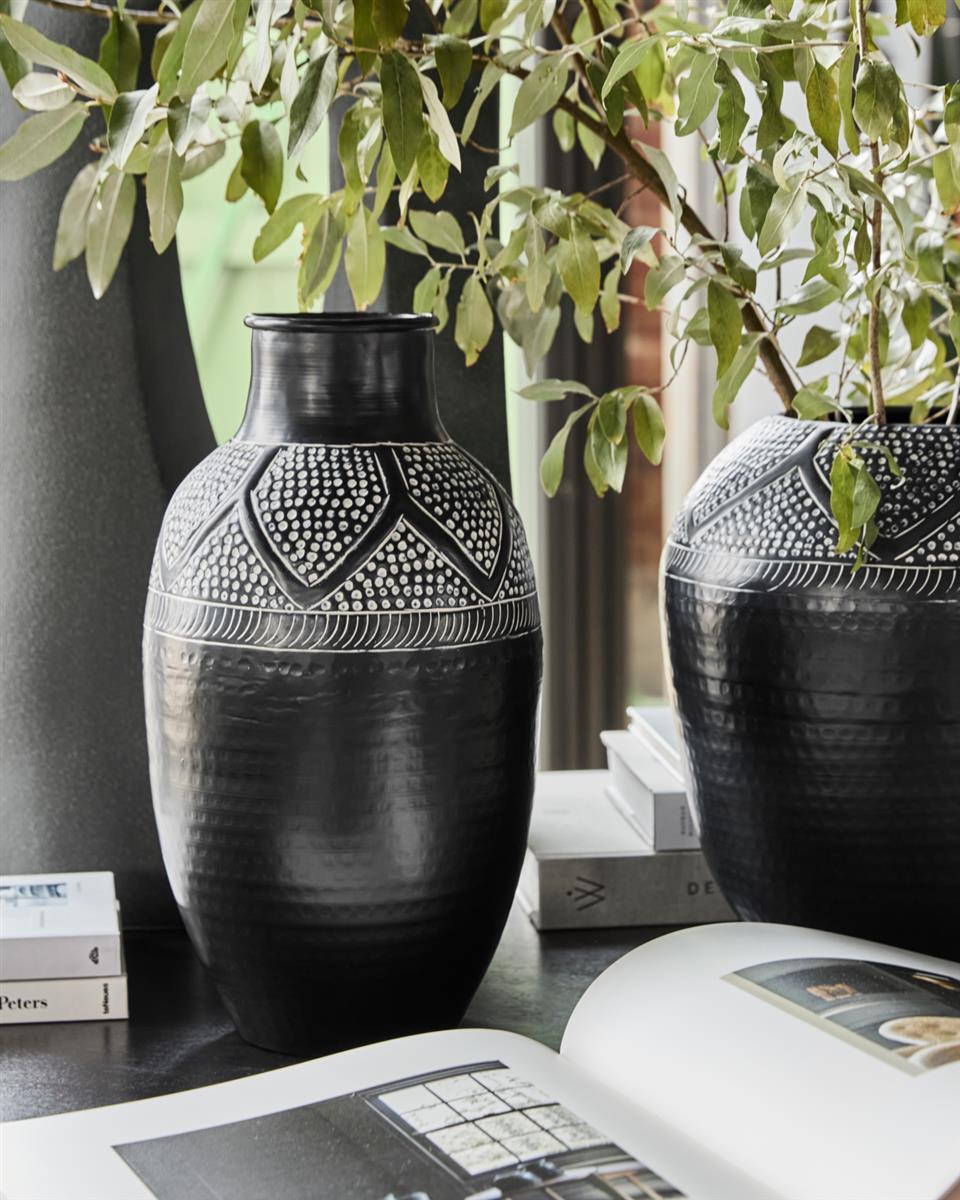 House Doctor Vase BLOSS schwarz