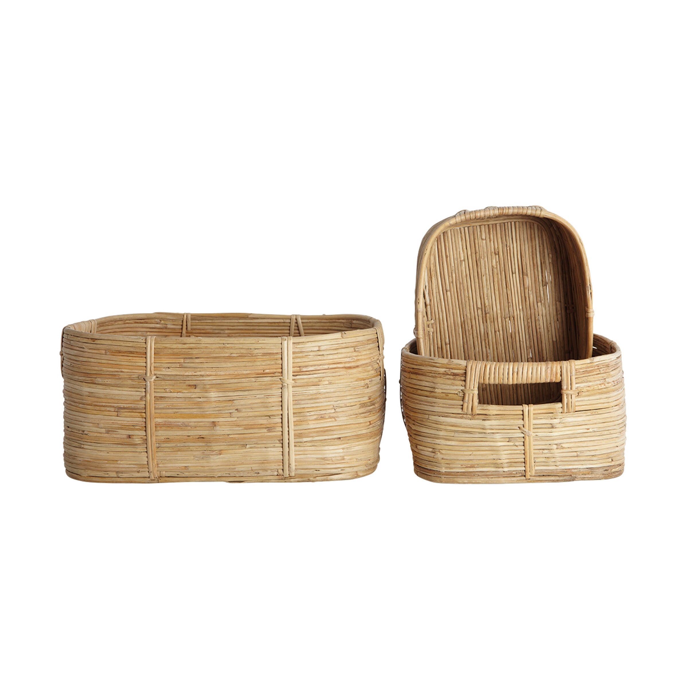 House Doctor Korb 3er Set CHAKA L natur