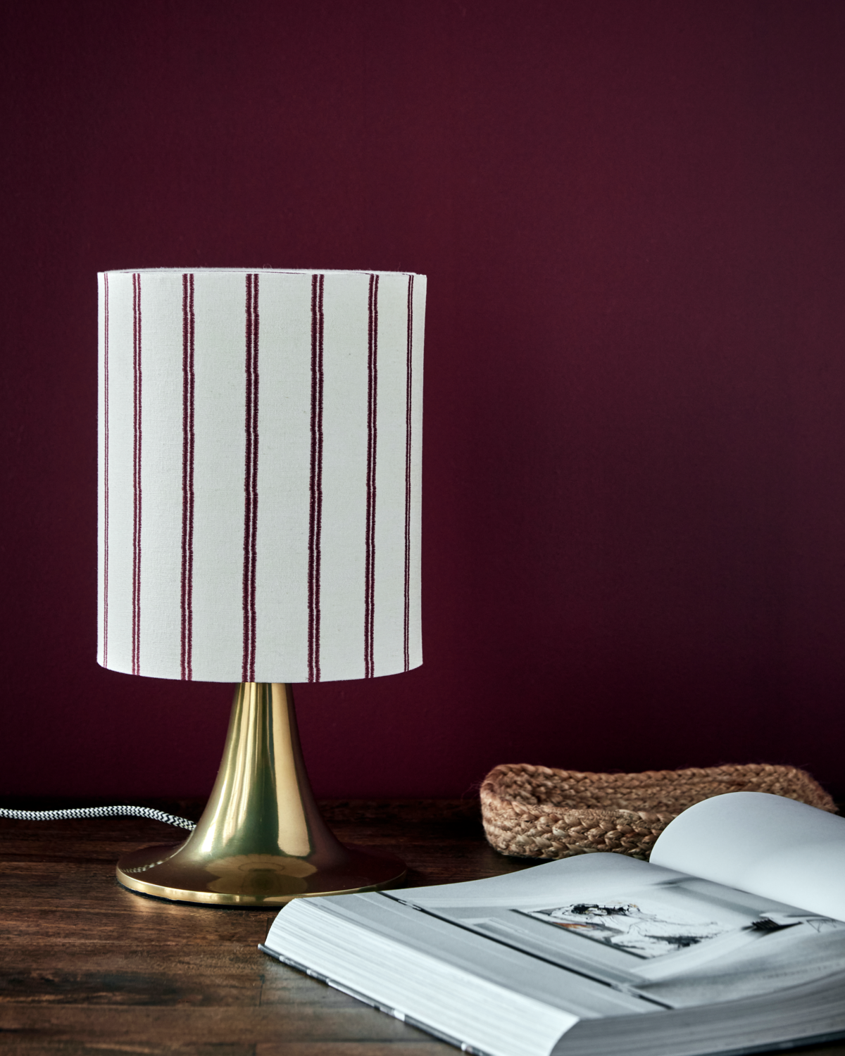 House Doctor Tischlampe TULIP antike messing
