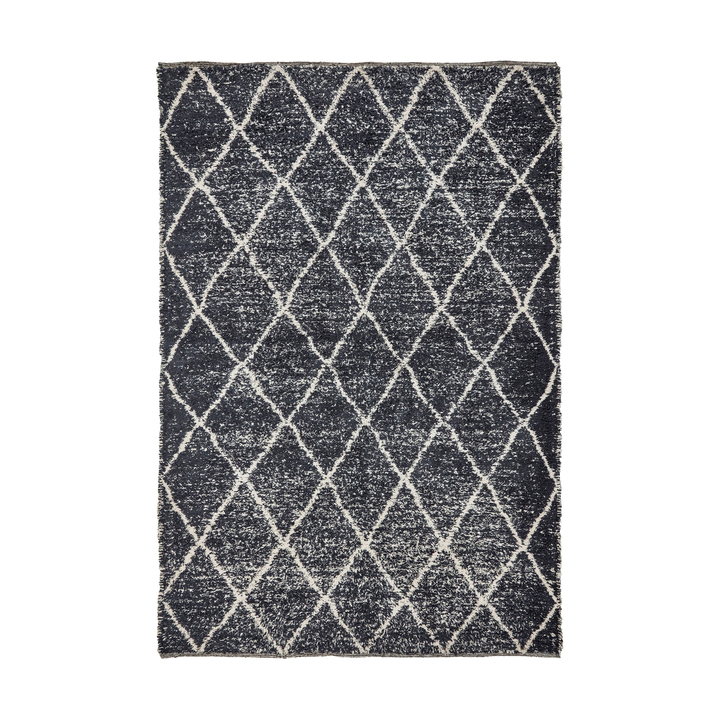 House Doctor Teppich CRUZ schwarz, off-white