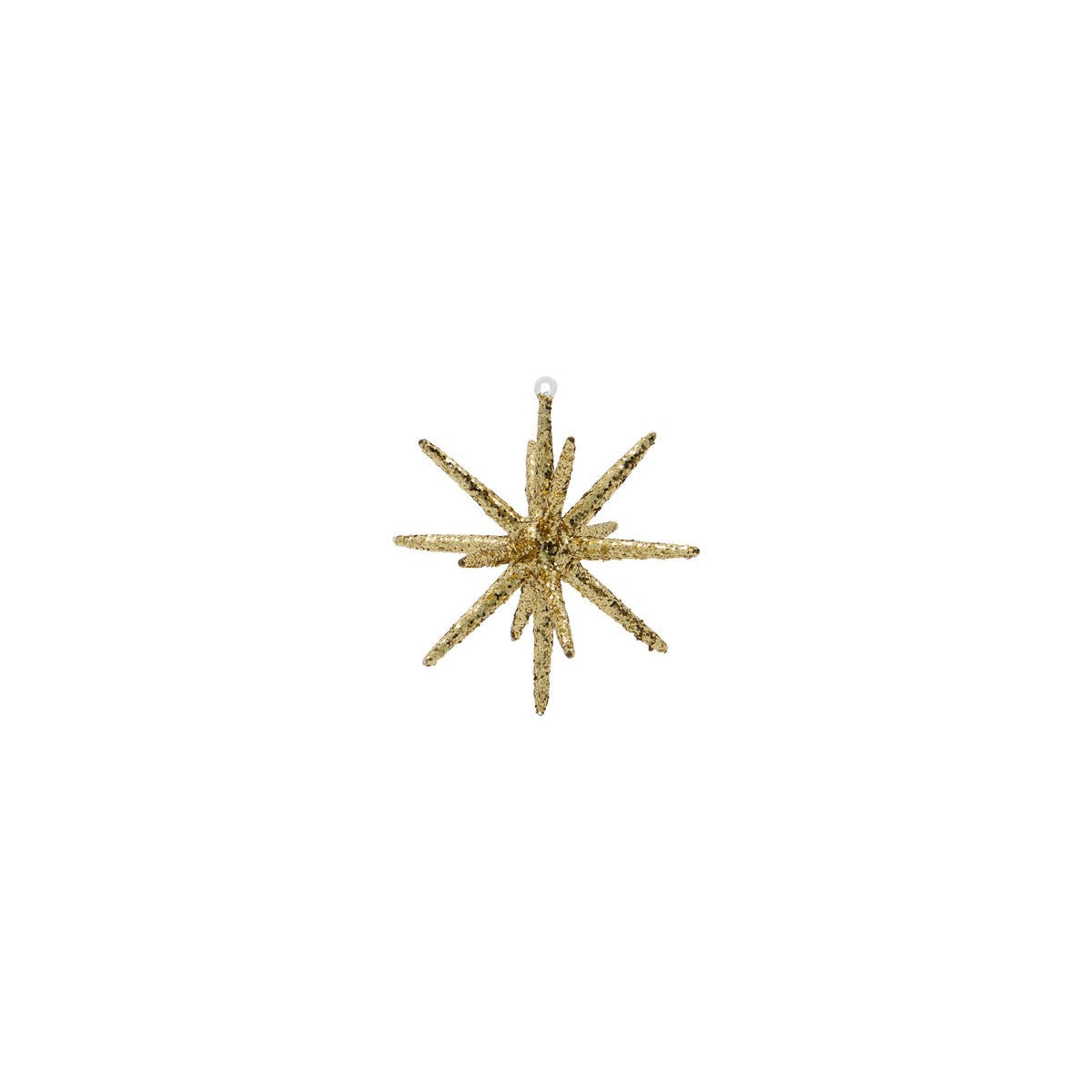 House Doctor Ornamente SPIKE 4er Set braun glitzer | Ø 12 cm
