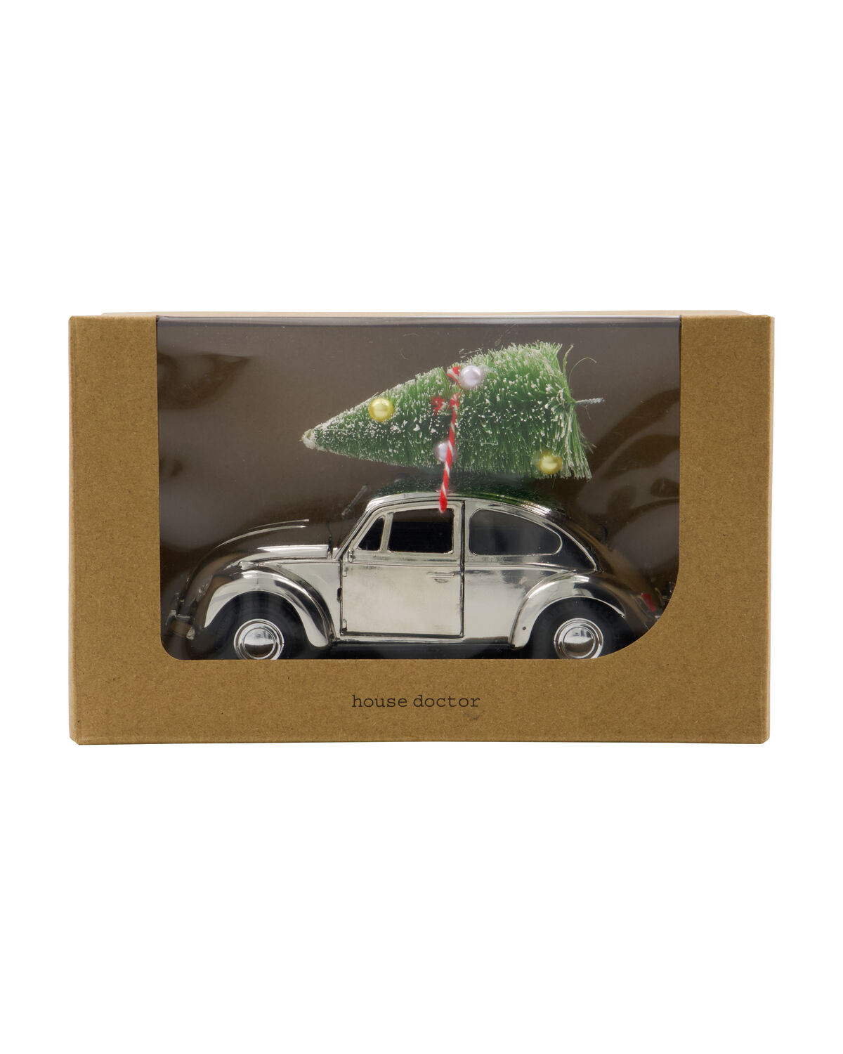 House Doctor Dekoration XMAS CAR silber | 12,5x5x8cm