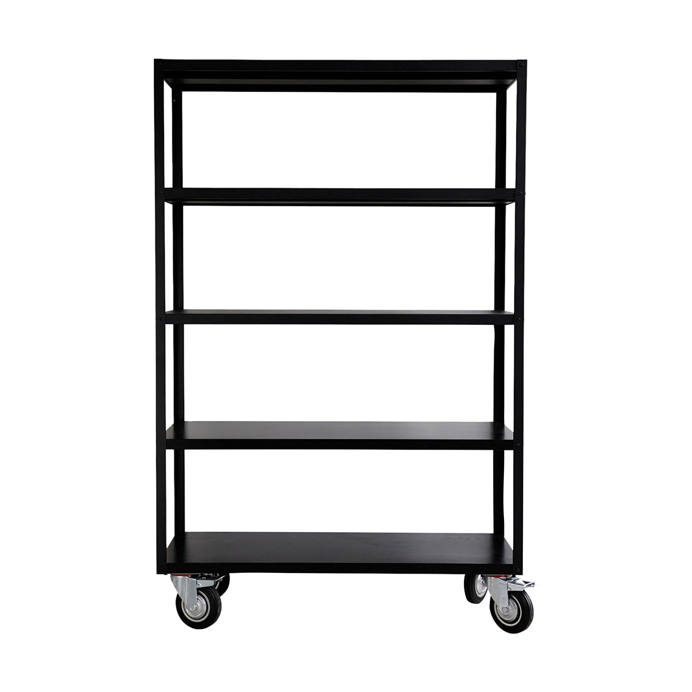 House Doctor Regal mit Rollen TROLLEY schwarz