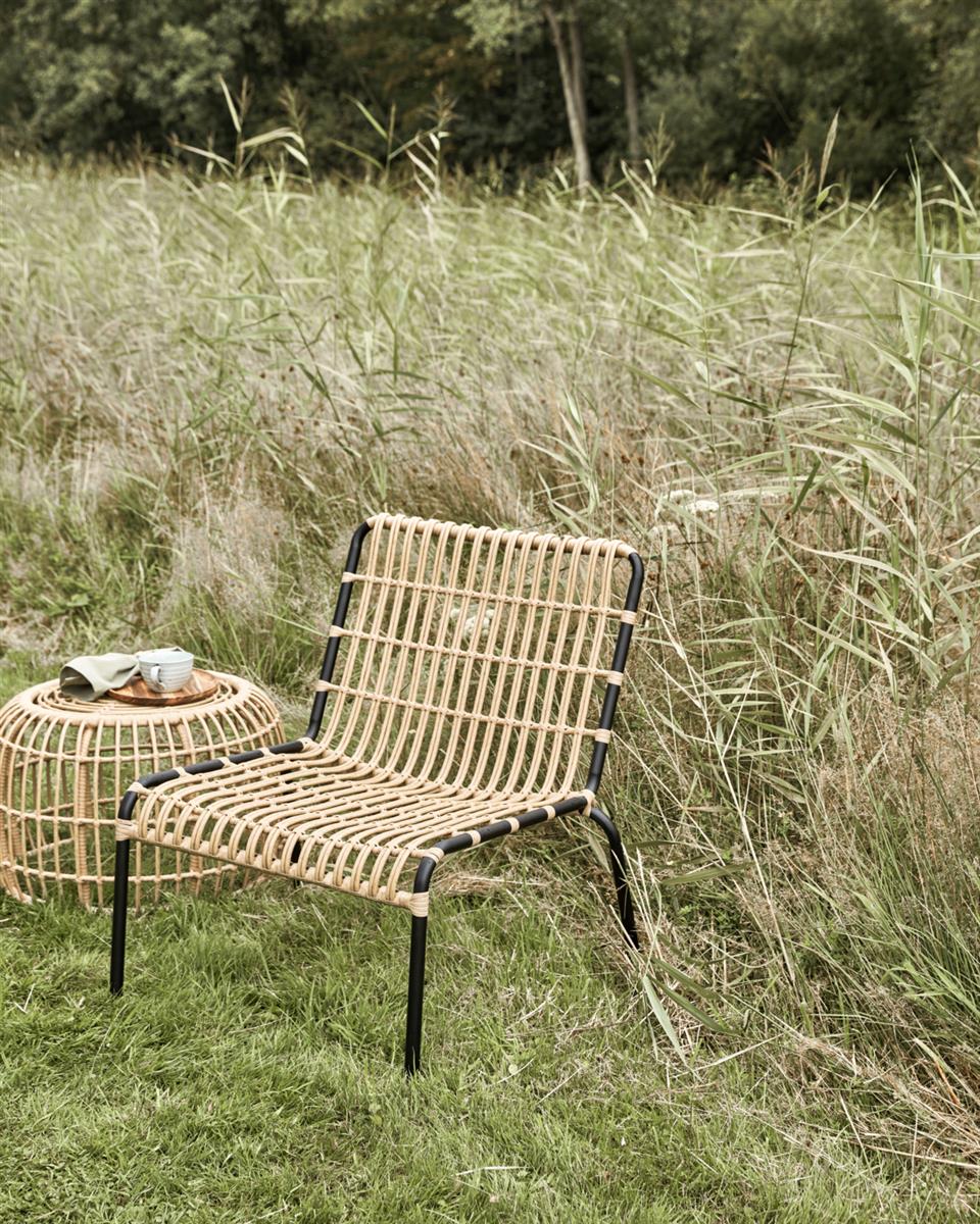 House Doctor Lounge-Stuhl LOKA natur