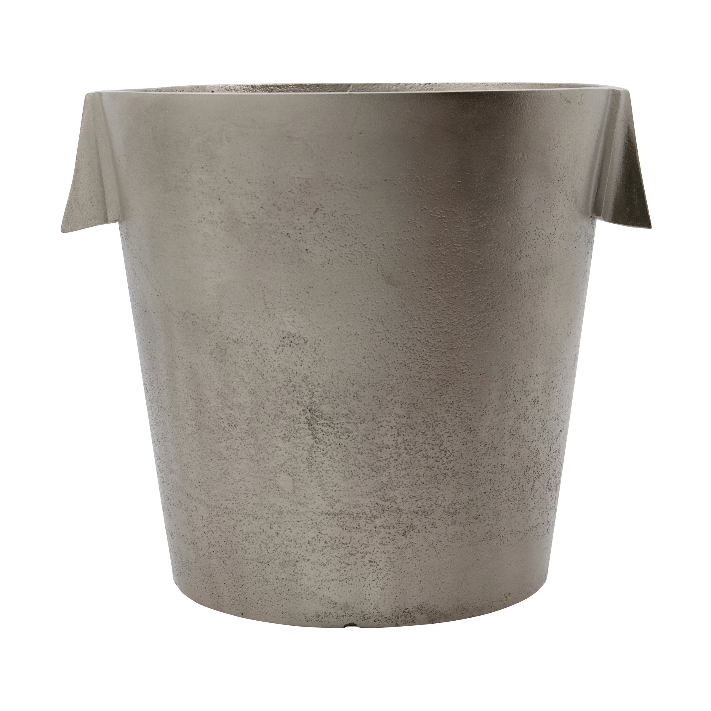 House Doctor Weinkühler BUCK gebürstetes Silber | 22x22x21cm